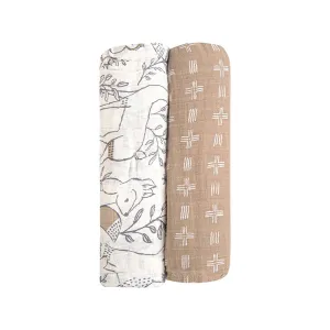 2 pièces Couches enveloppantes - Ezra par Crane Baby