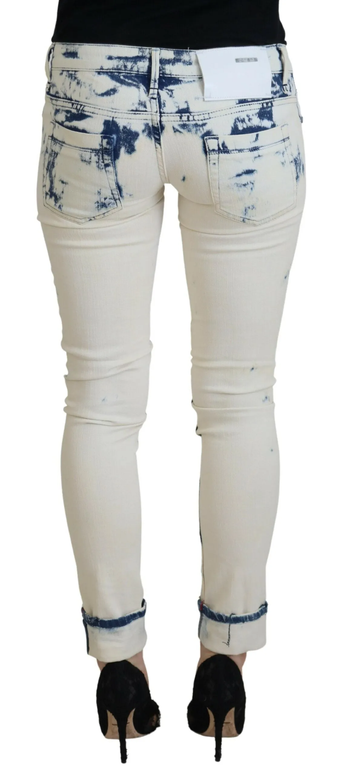 Acht   Jean Skinny Femme en Coton  Jeans pour Femmes