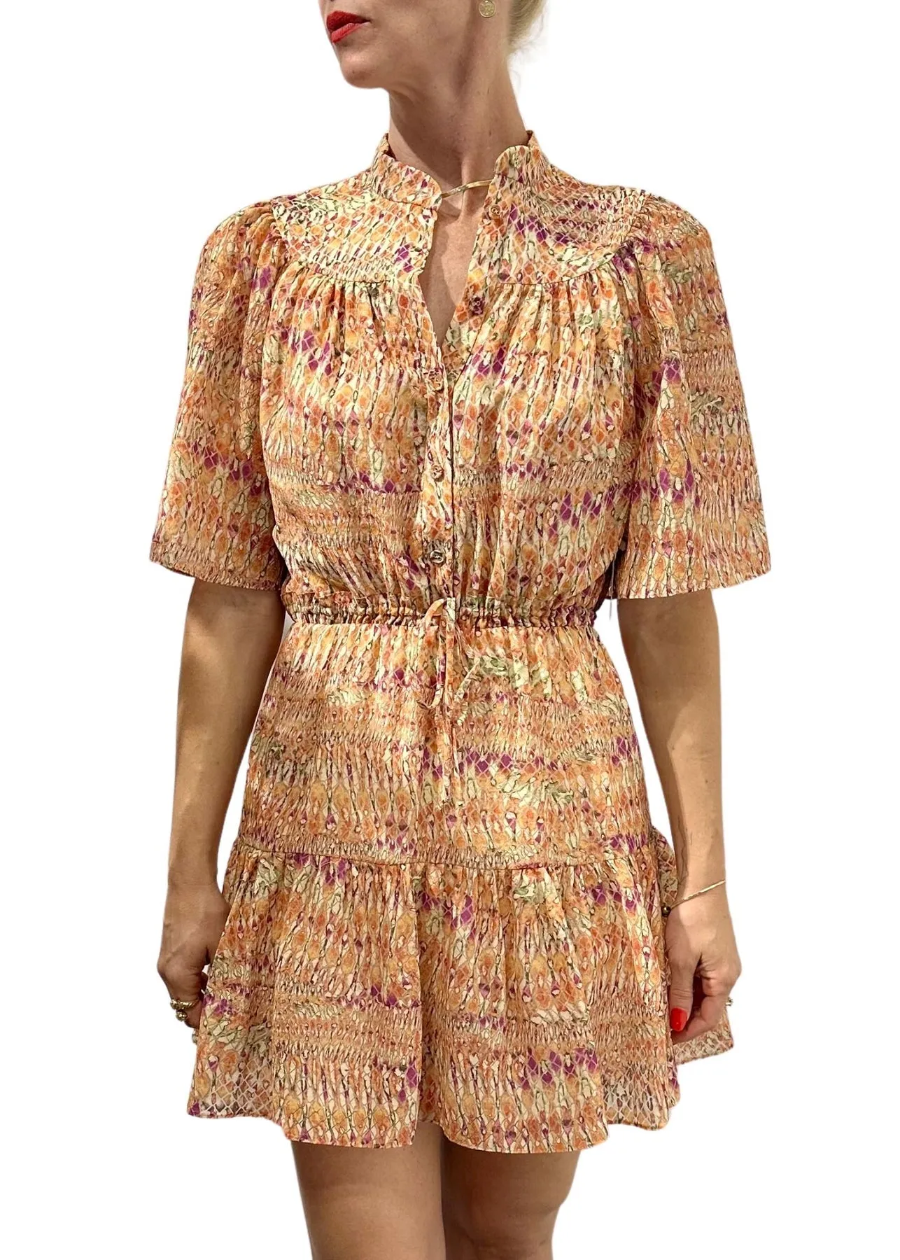 Robe Adelyn en impression Castaway