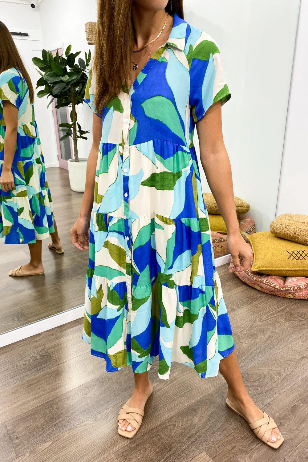 Robe imprimée midi Alyssa