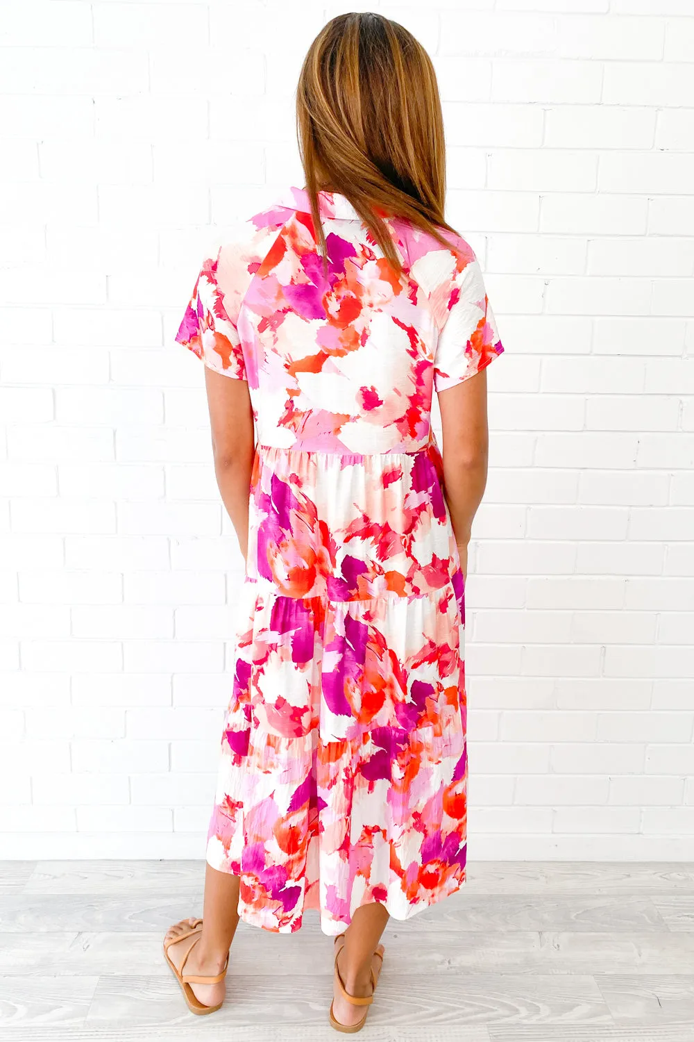 Robe imprimée midi Alyssa