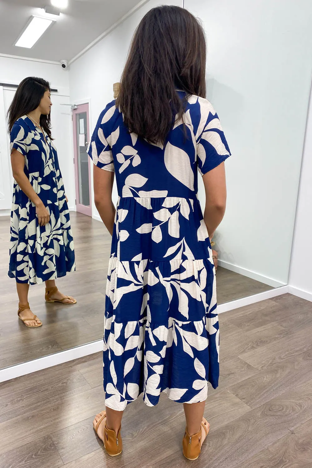 Robe imprimée midi Alyssa