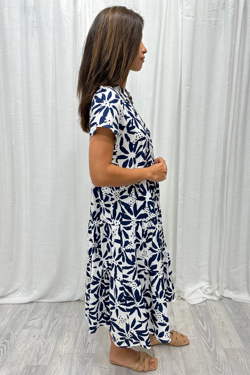 Robe imprimée midi Alyssa