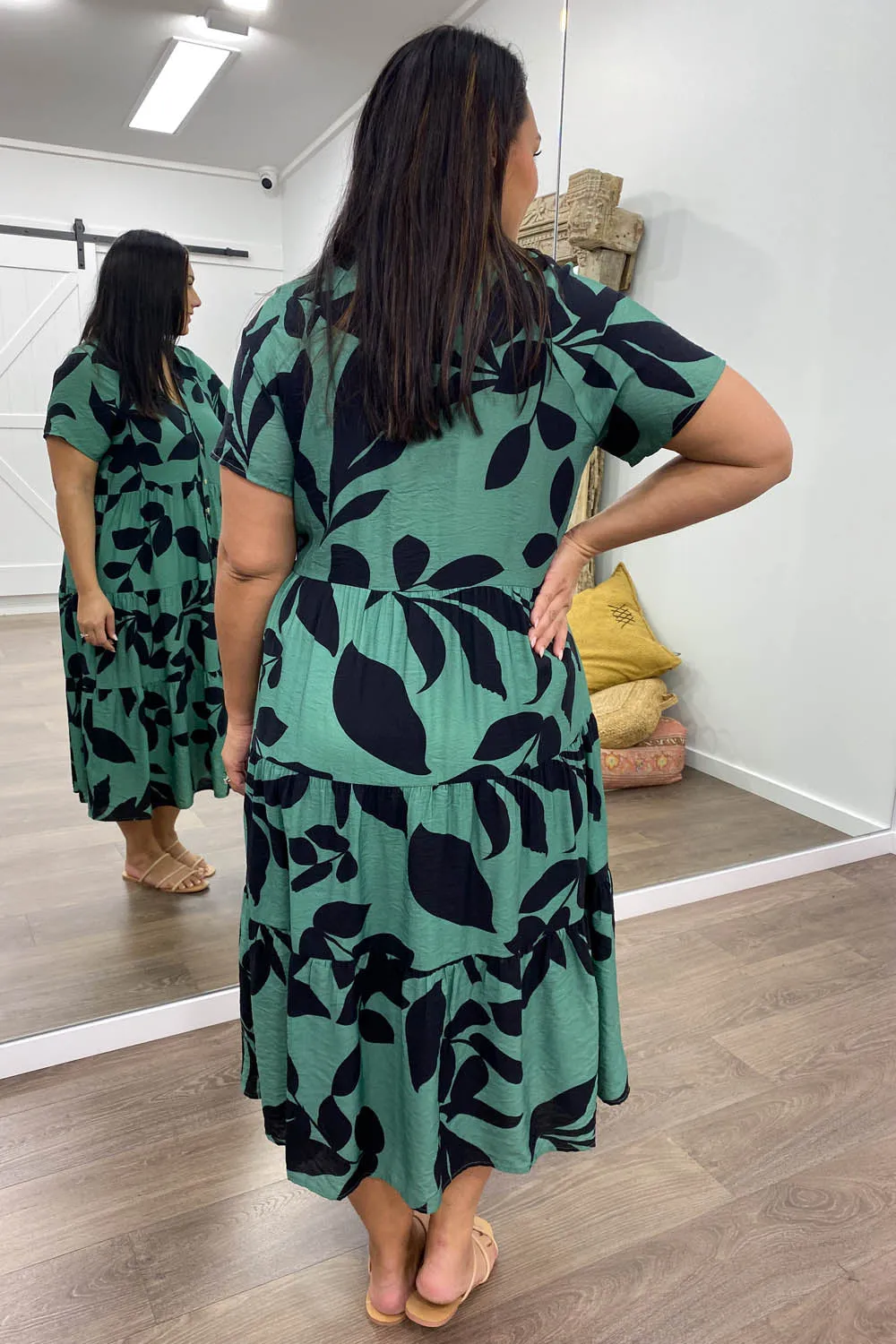 Robe imprimée midi Alyssa