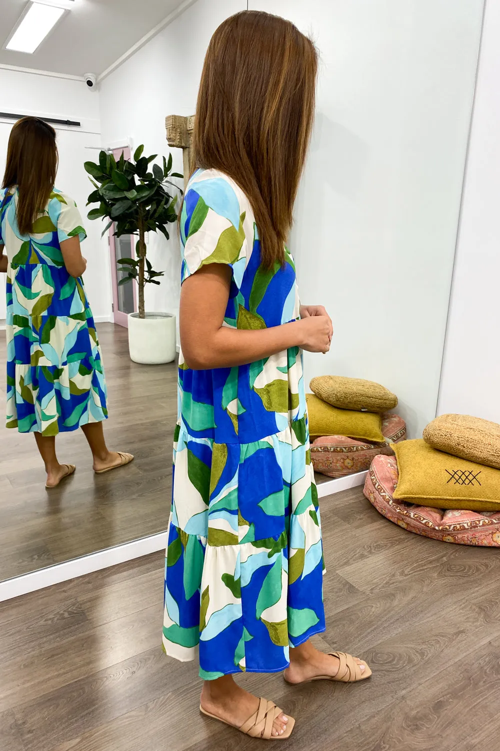 Robe imprimée midi Alyssa