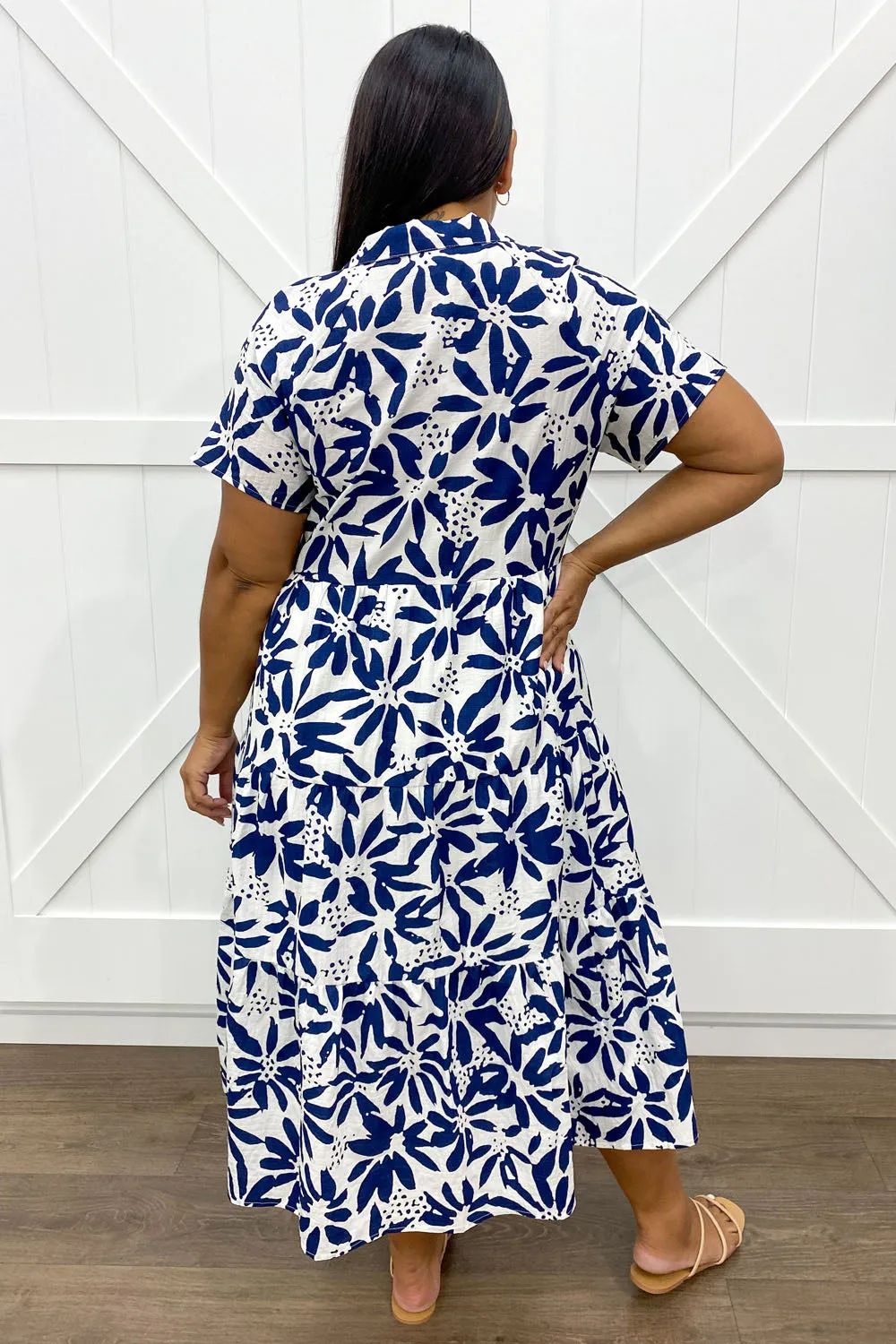Robe imprimée midi Alyssa