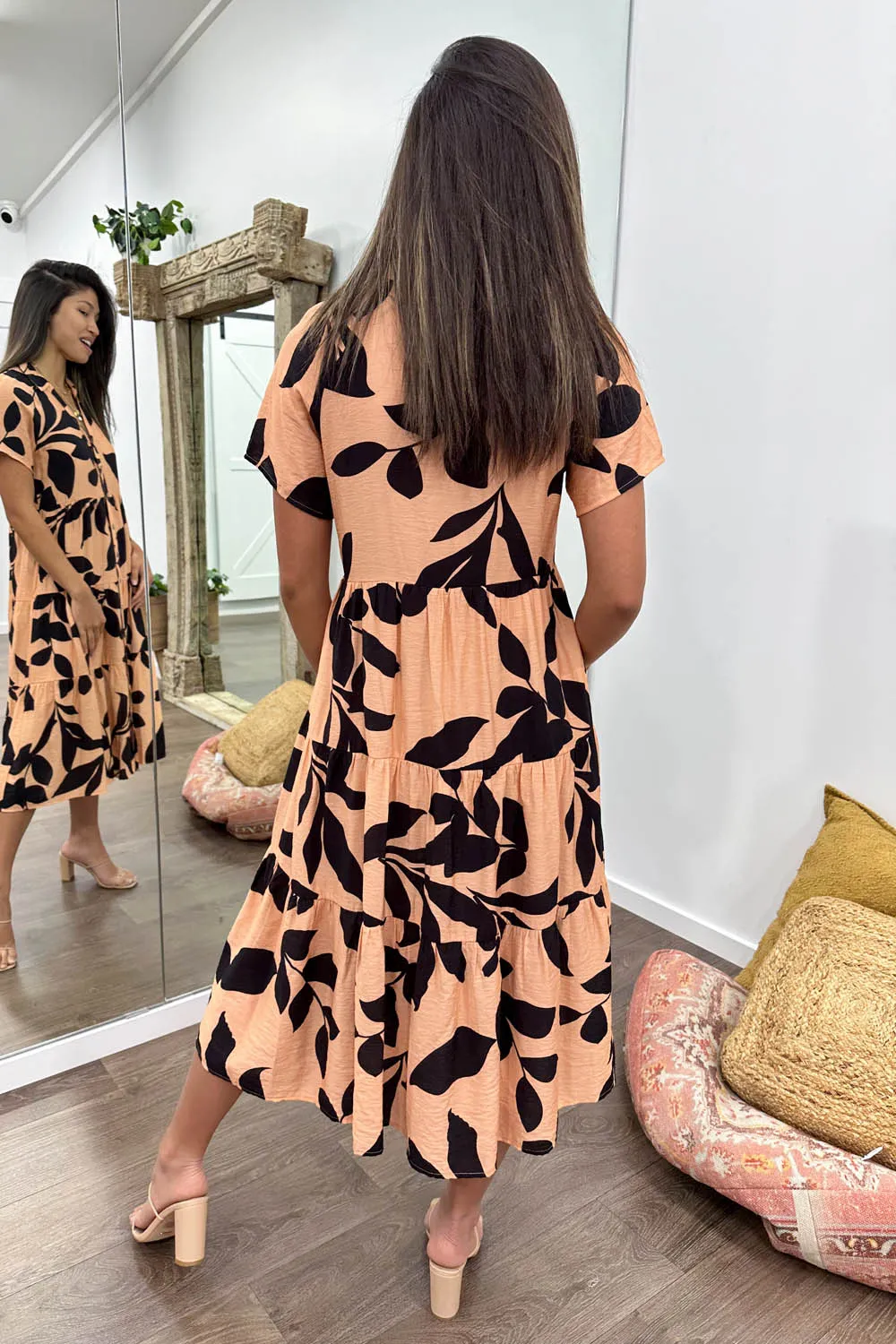 Robe imprimée midi Alyssa