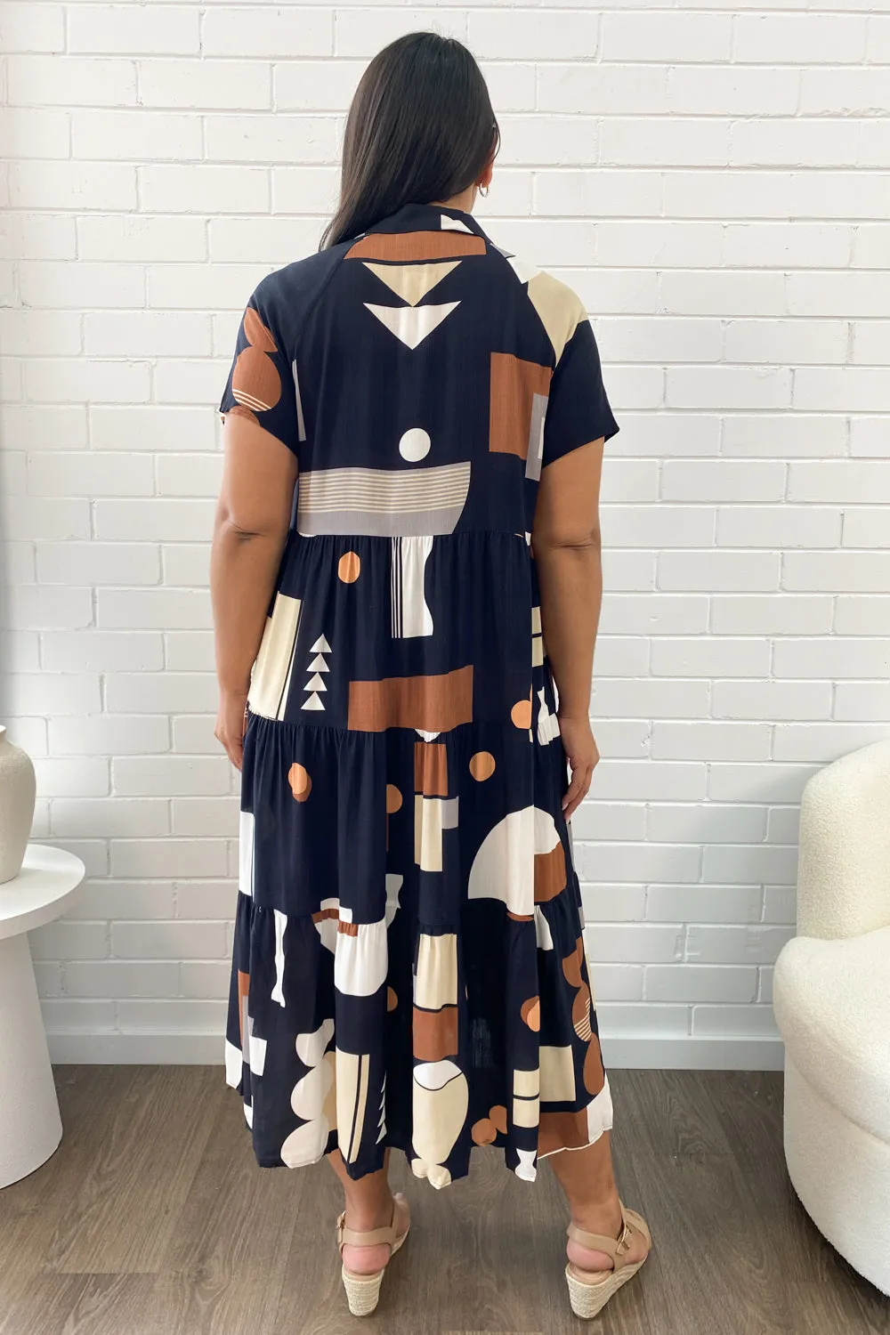 Robe imprimée midi Alyssa