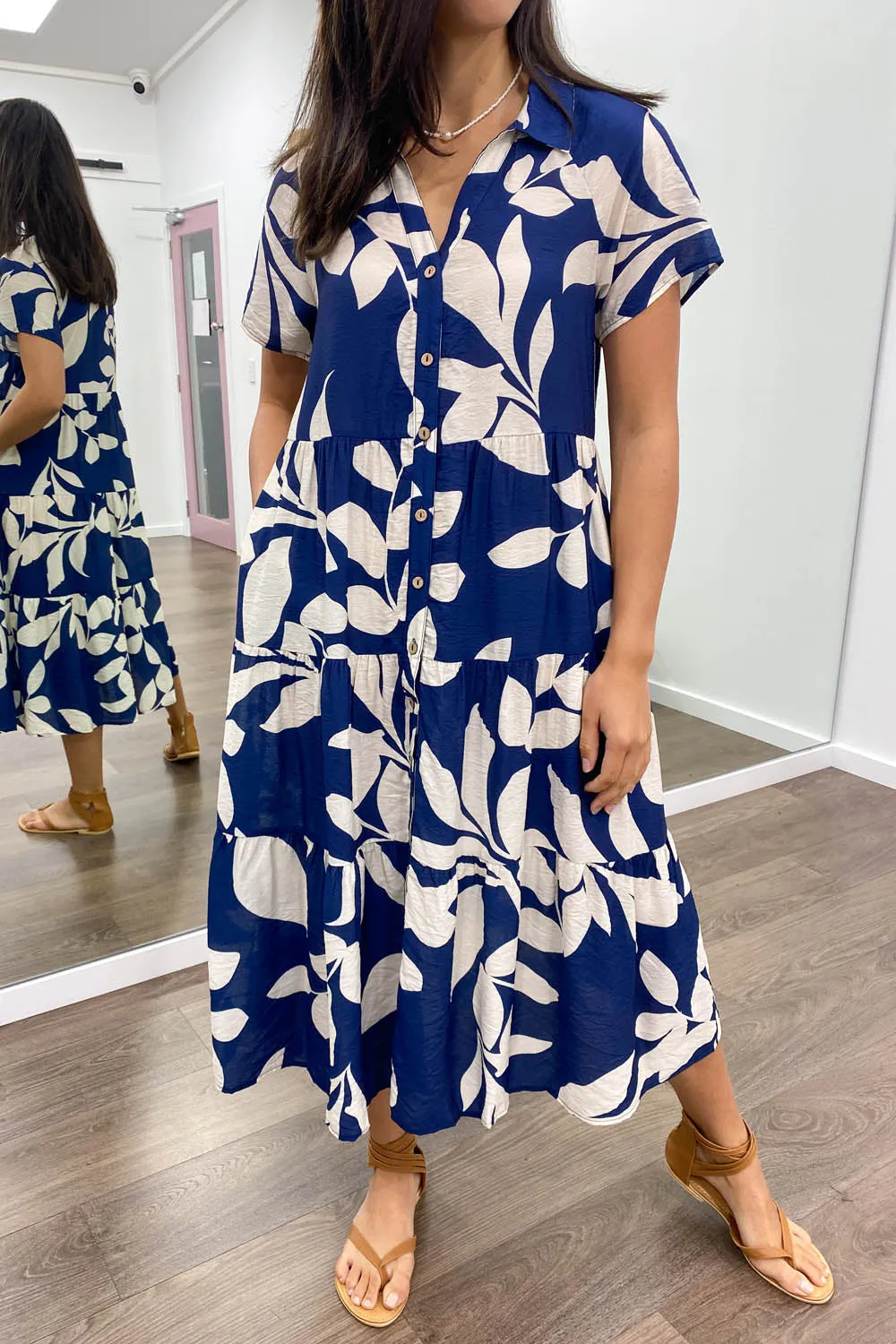 Robe imprimée midi Alyssa