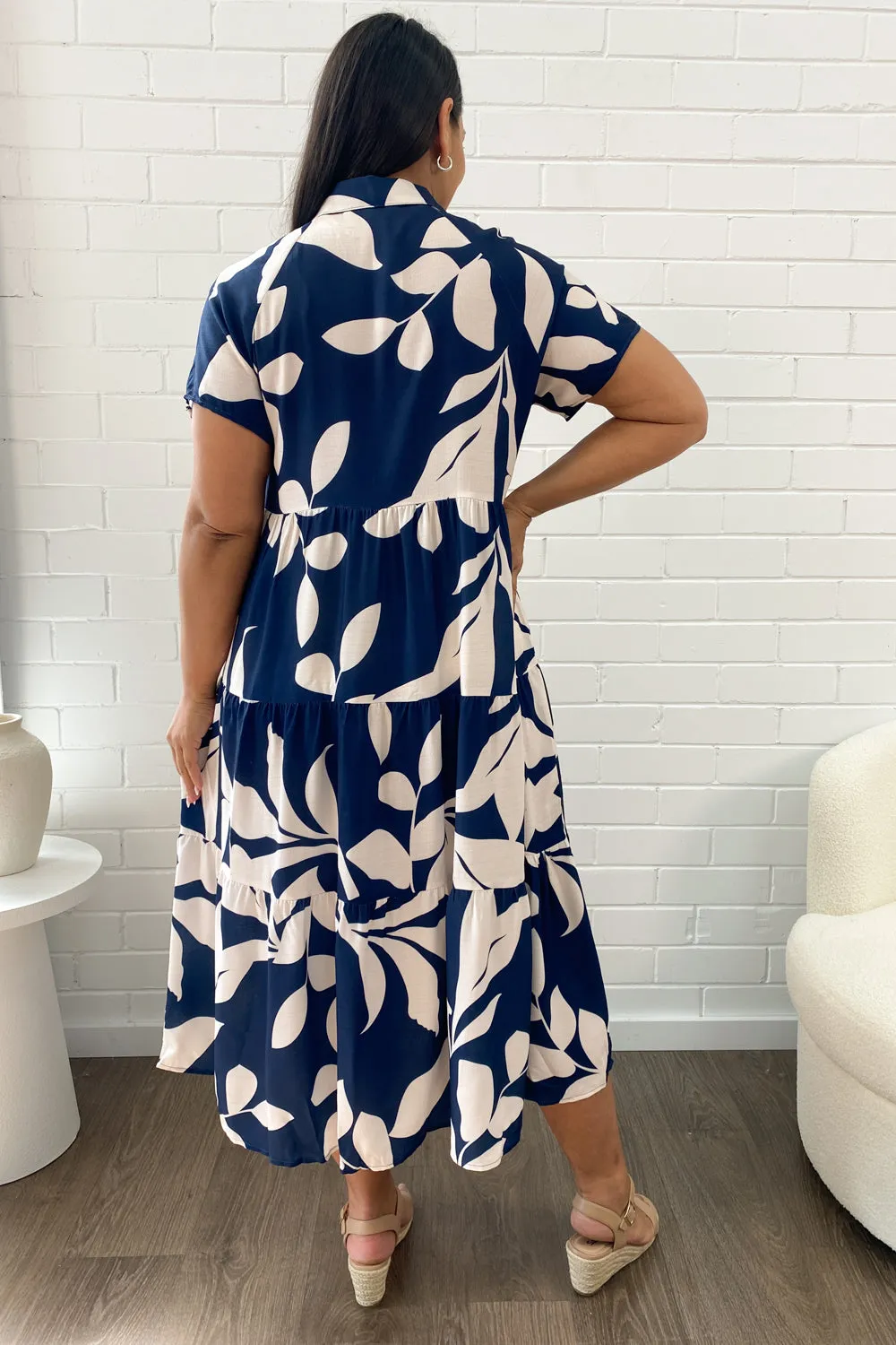 Robe imprimée midi Alyssa