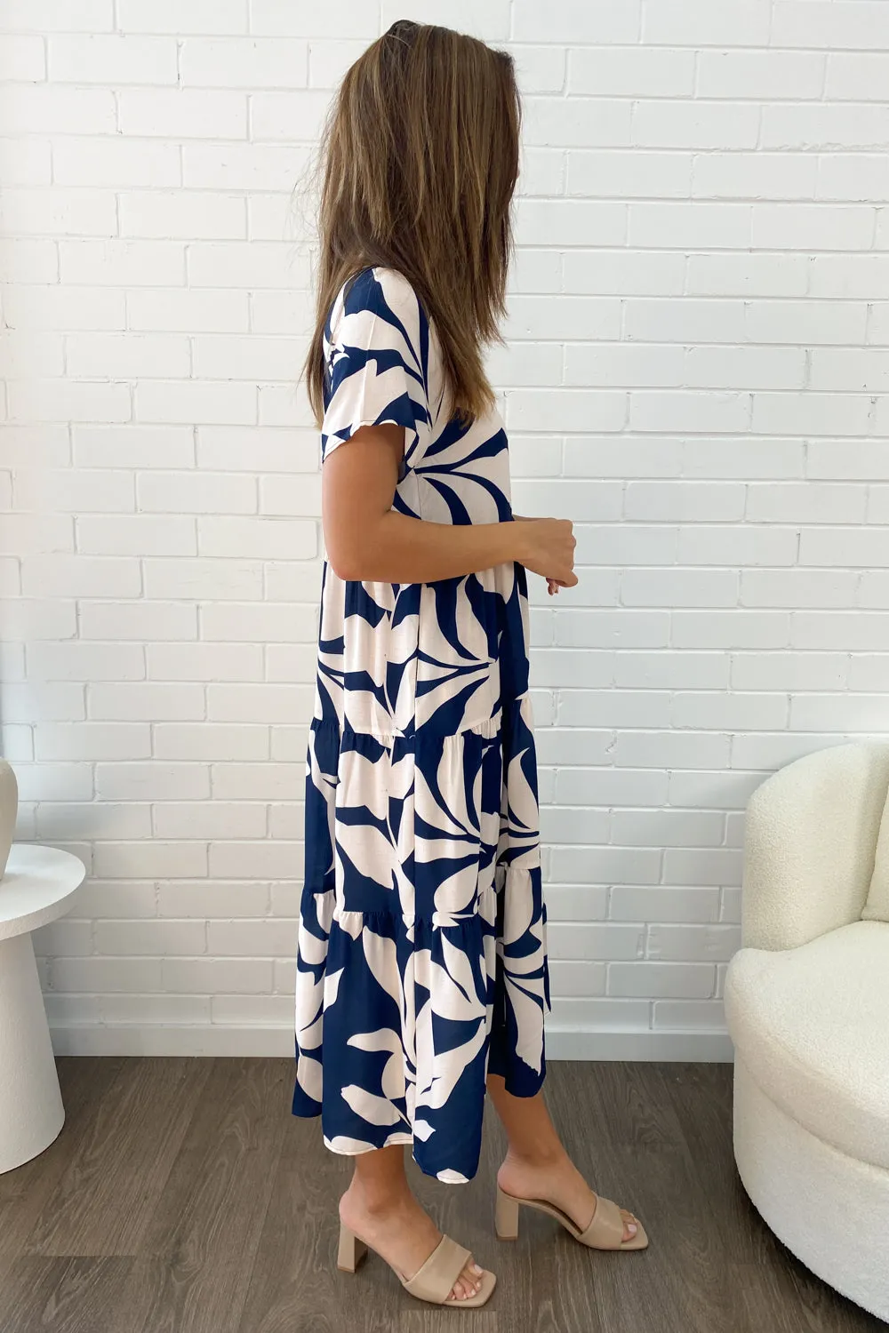 Robe imprimée midi Alyssa
