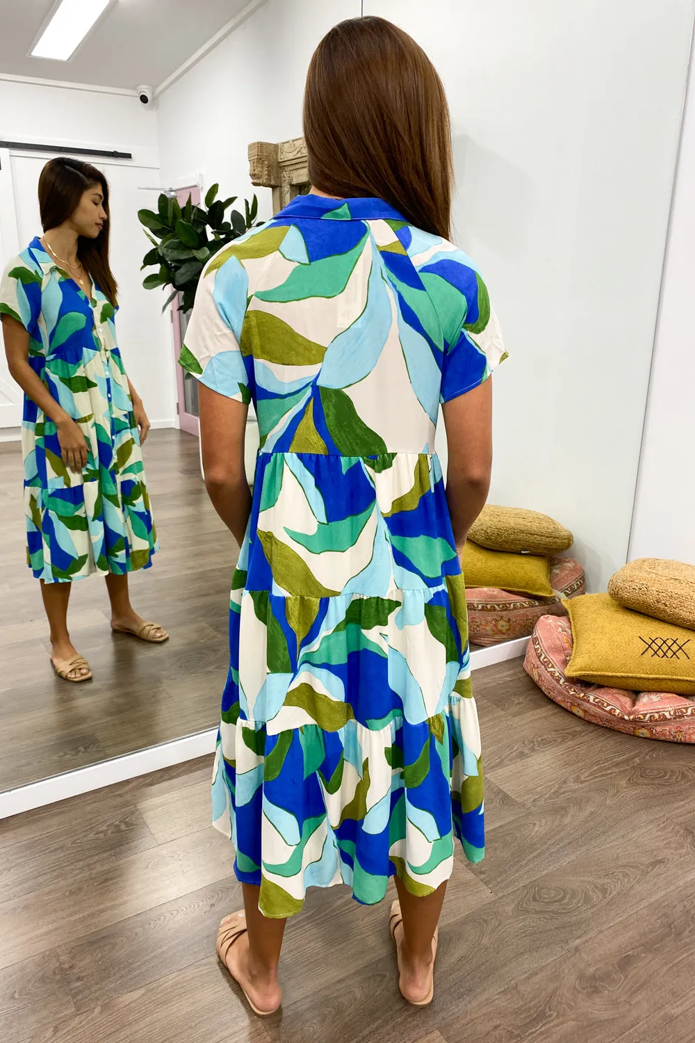 Robe imprimée midi Alyssa