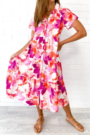Robe imprimée midi Alyssa