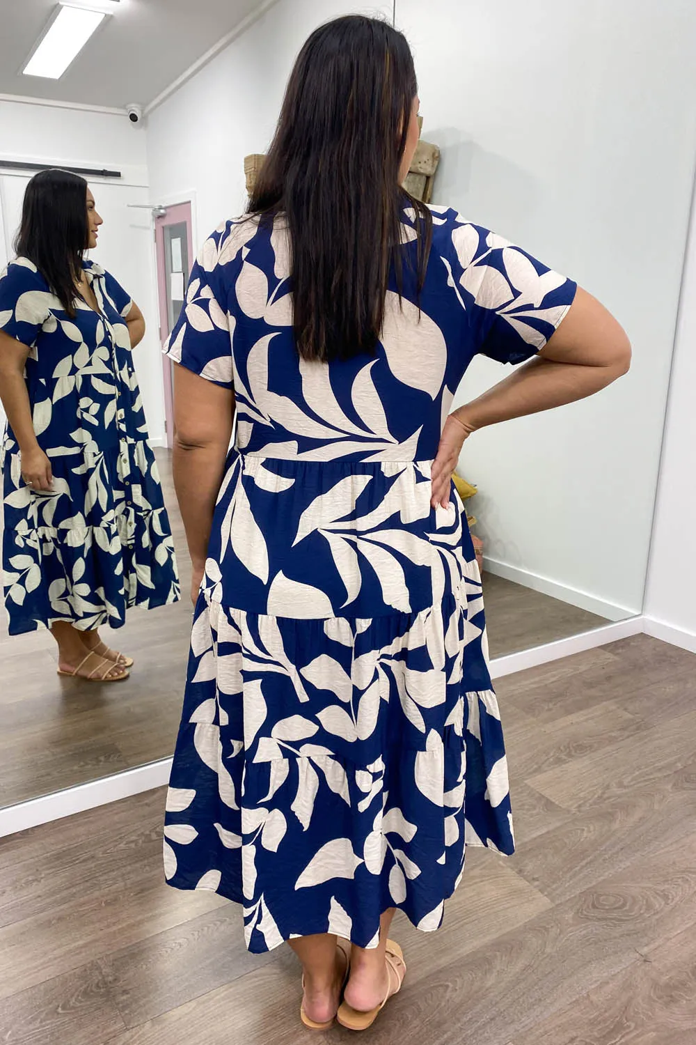 Robe imprimée midi Alyssa