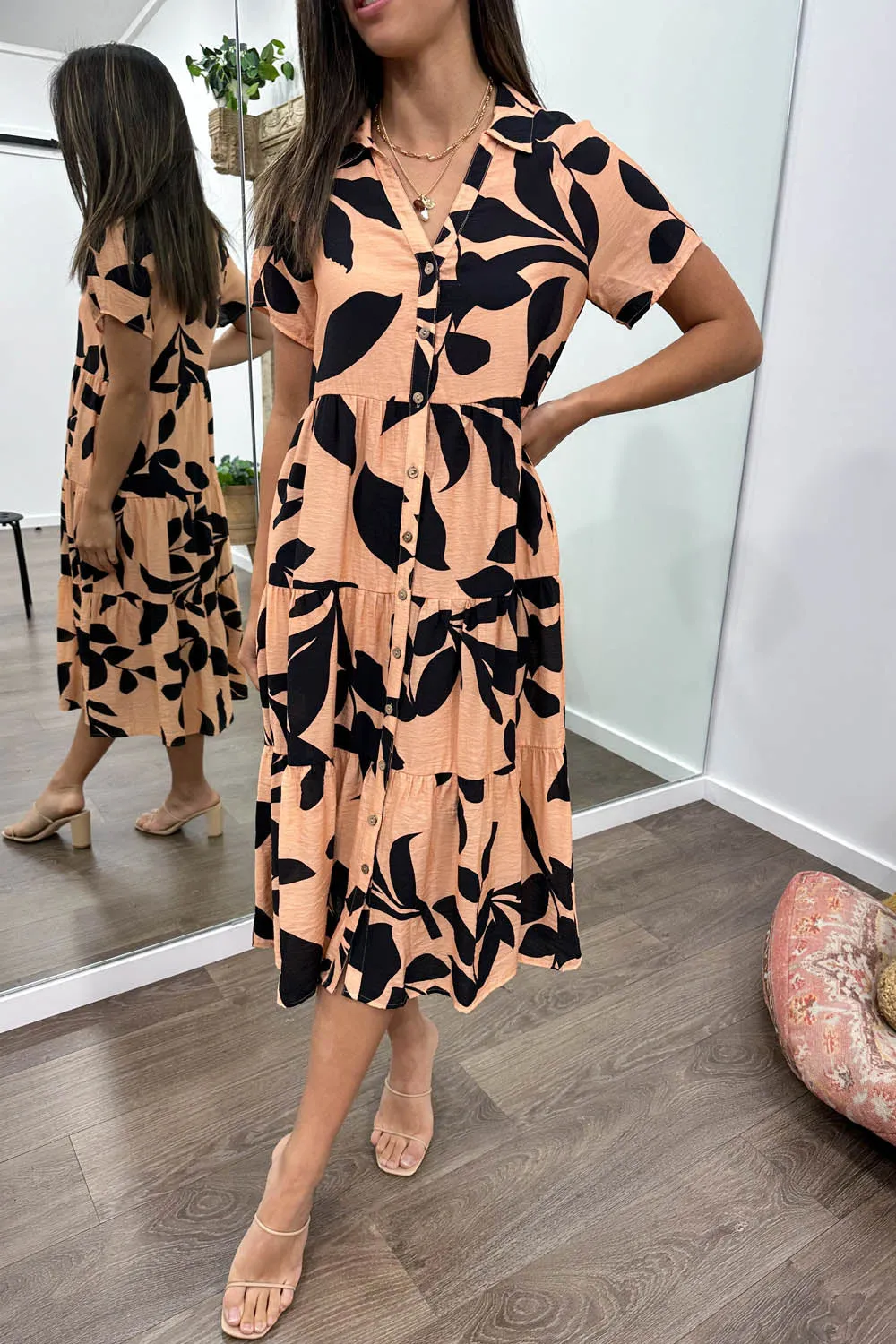 Robe imprimée midi Alyssa