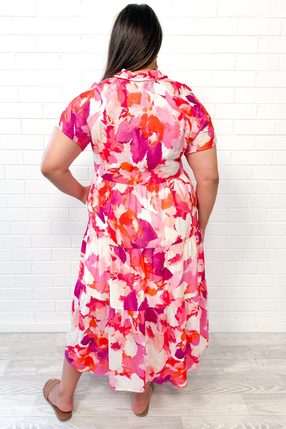 Robe imprimée midi Alyssa