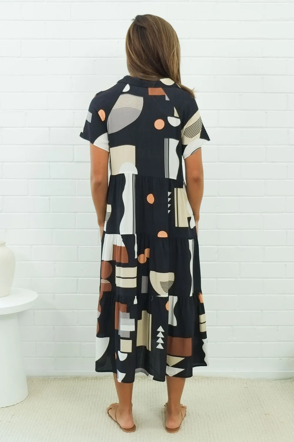 Robe imprimée midi Alyssa