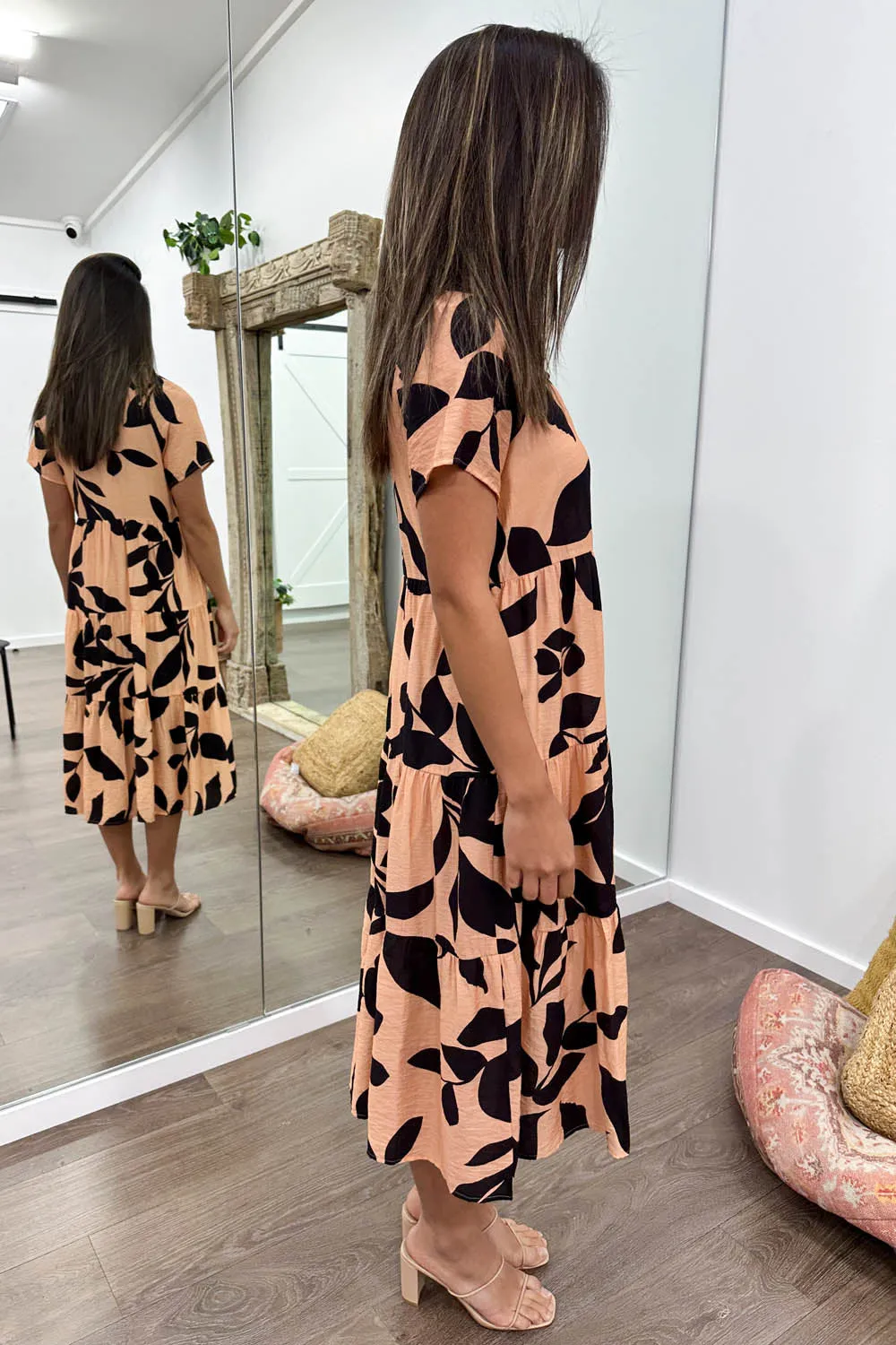 Robe imprimée midi Alyssa