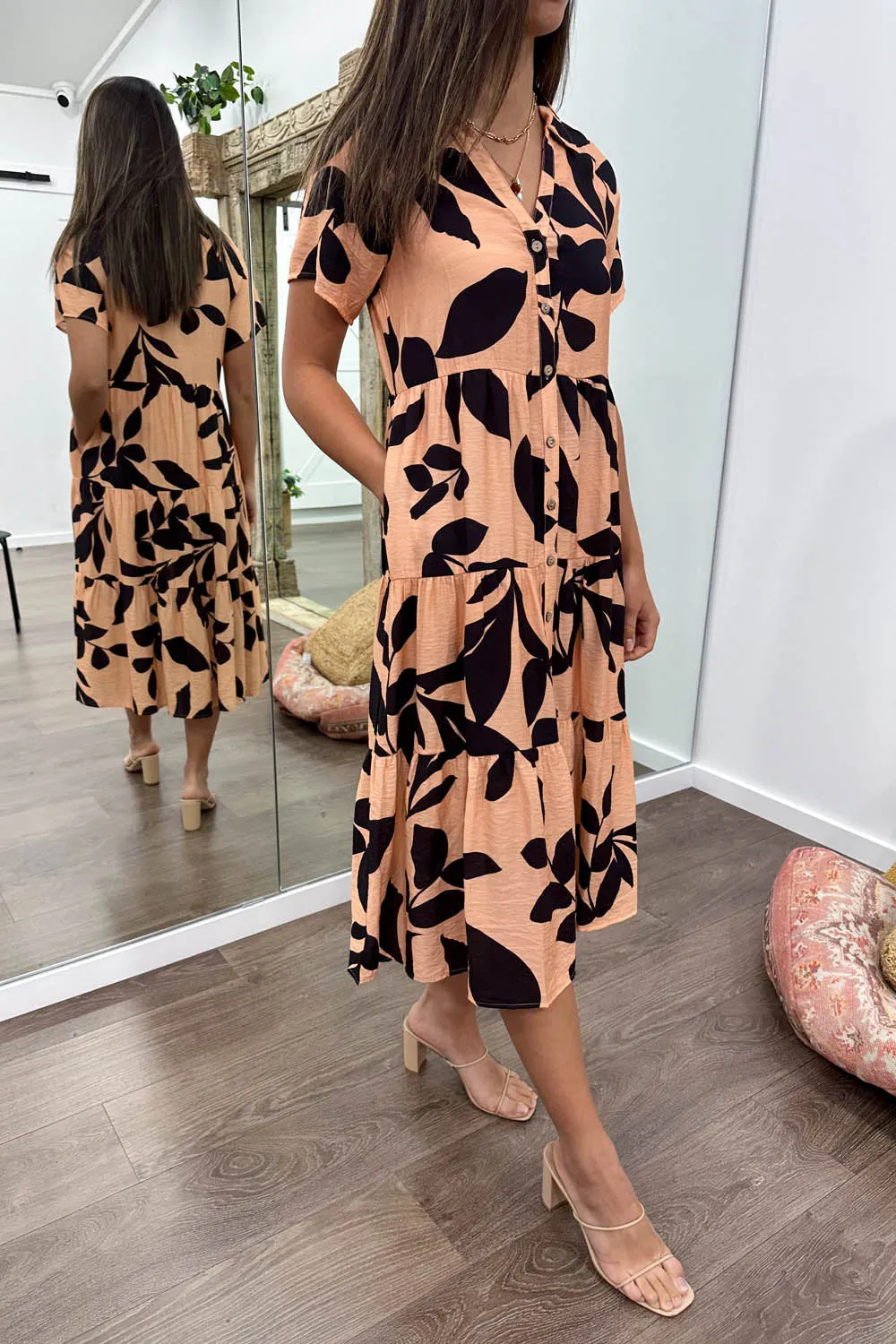 Robe imprimée midi Alyssa
