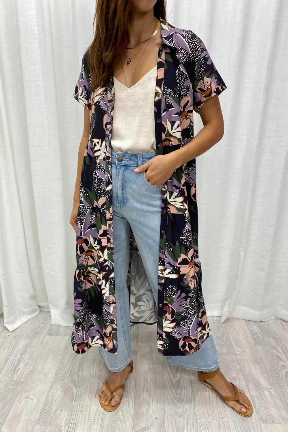 Robe imprimée midi Alyssa
