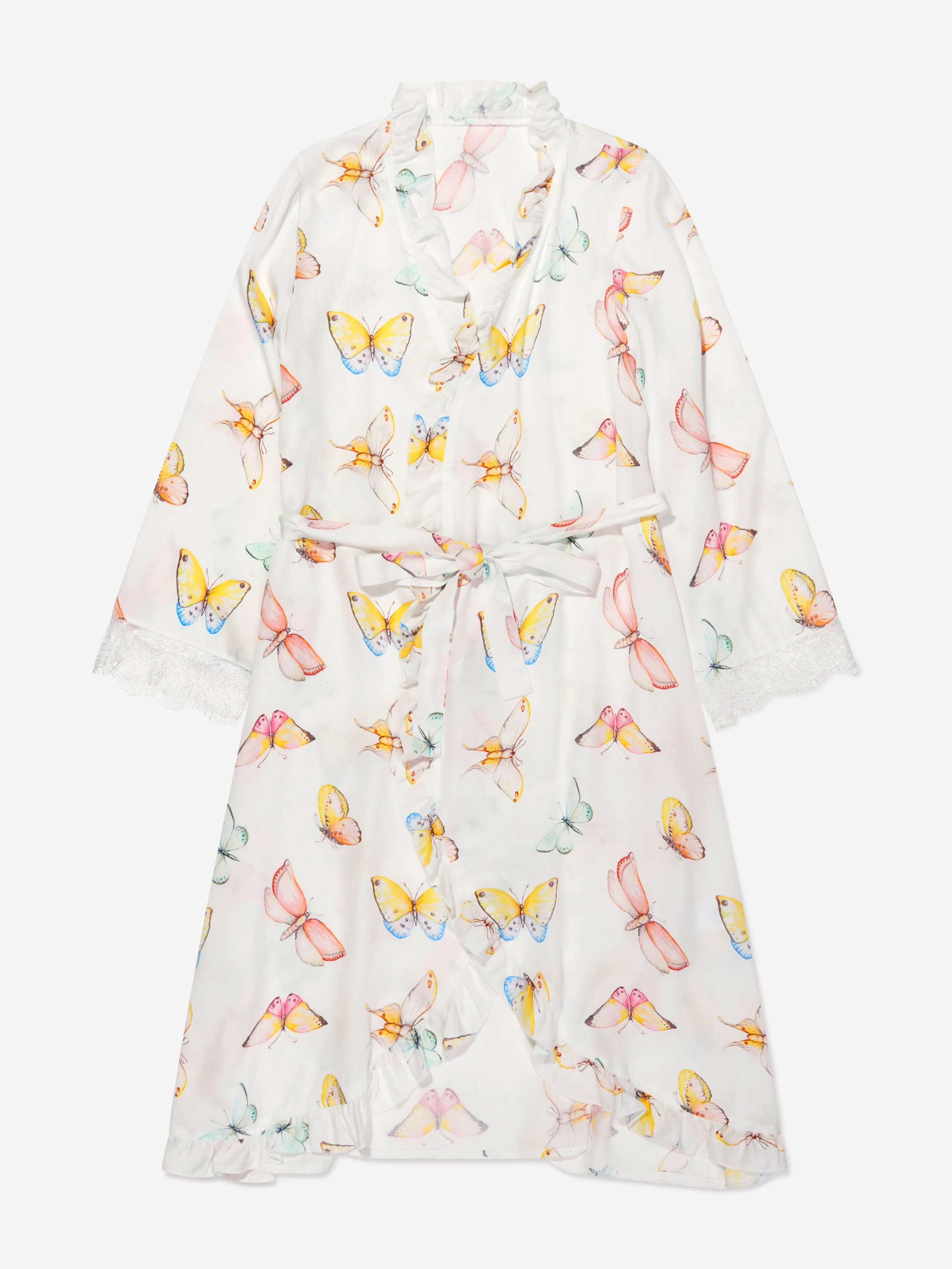 Robe de chambre Sofia à motifs papillons pour filles Amiki
