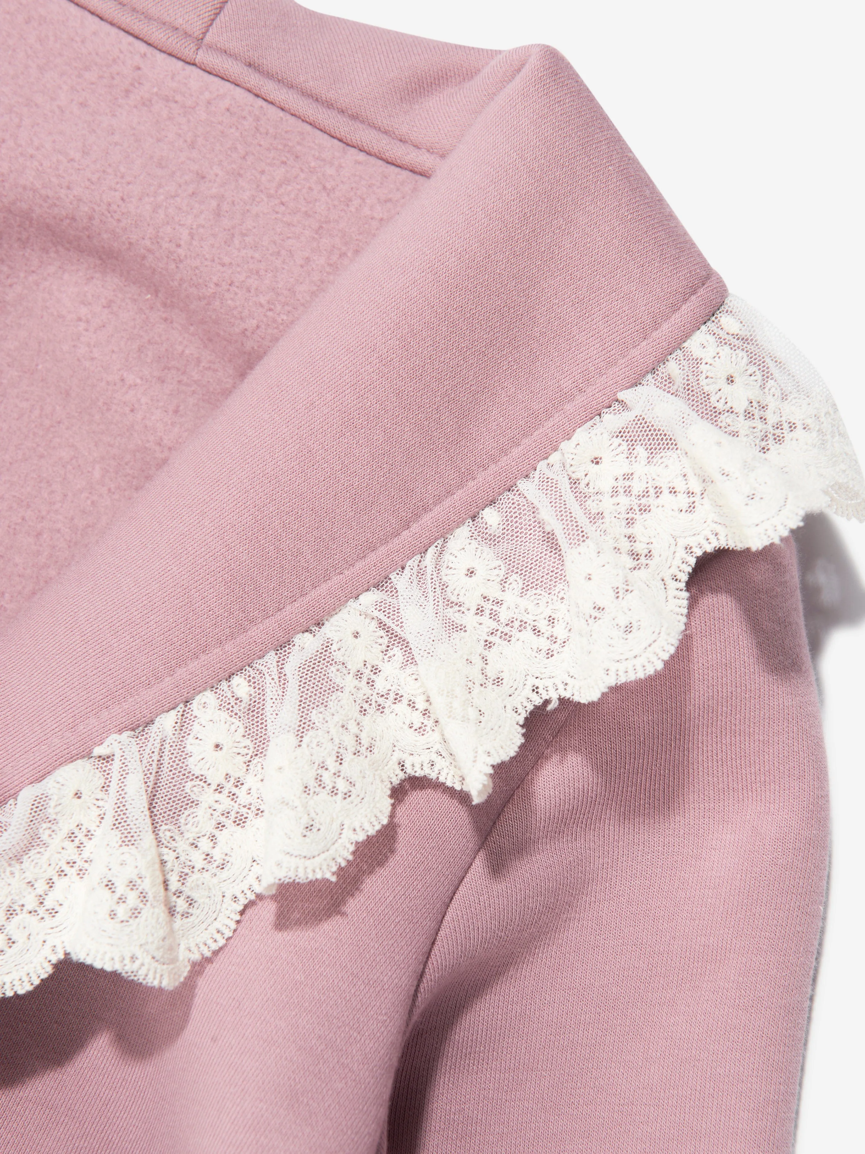 Robe de chambre pour fillettes Amiki Thalia en violet