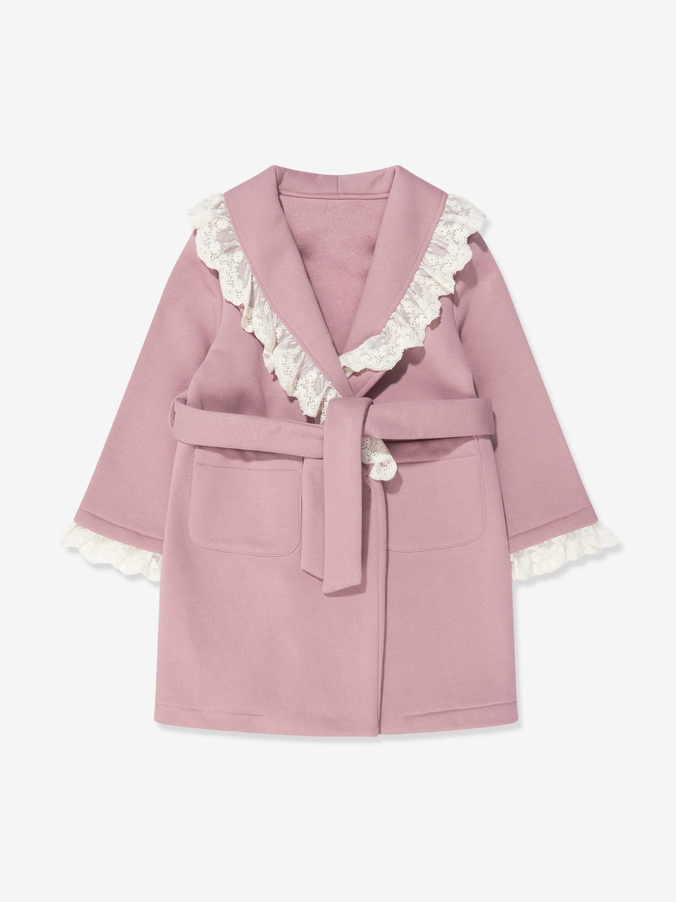Robe de chambre pour fillettes Amiki Thalia en violet