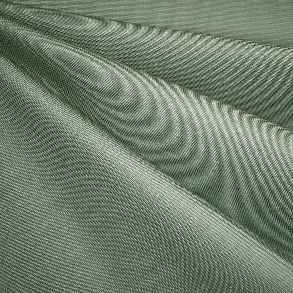 Atelier Jupe en Coton Bio Oxford Poids Fond Vert Sauge