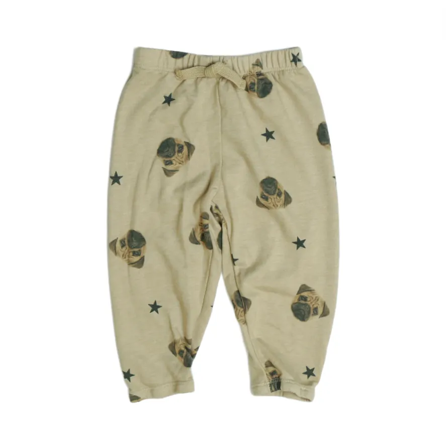 Pantalon de sport - Beige Pugs par Cozii VENTE FINALE
