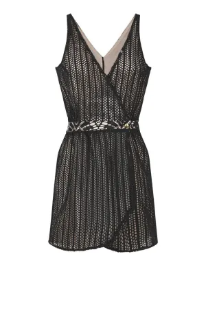 Autriche robe en dentelle noire