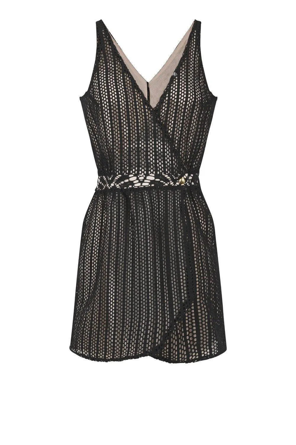 Autriche robe en dentelle noire