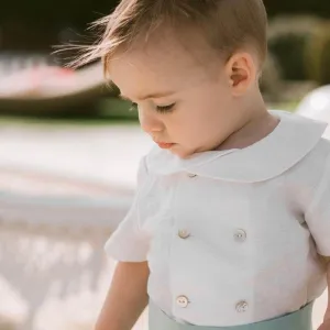 Ensemble Short et T-Shirt Beige pour Bébé Garçon