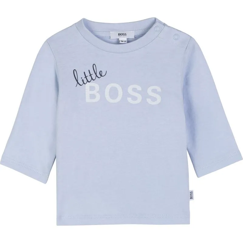 T-shirt Petit Patron Bleu pour Bébé Garçon