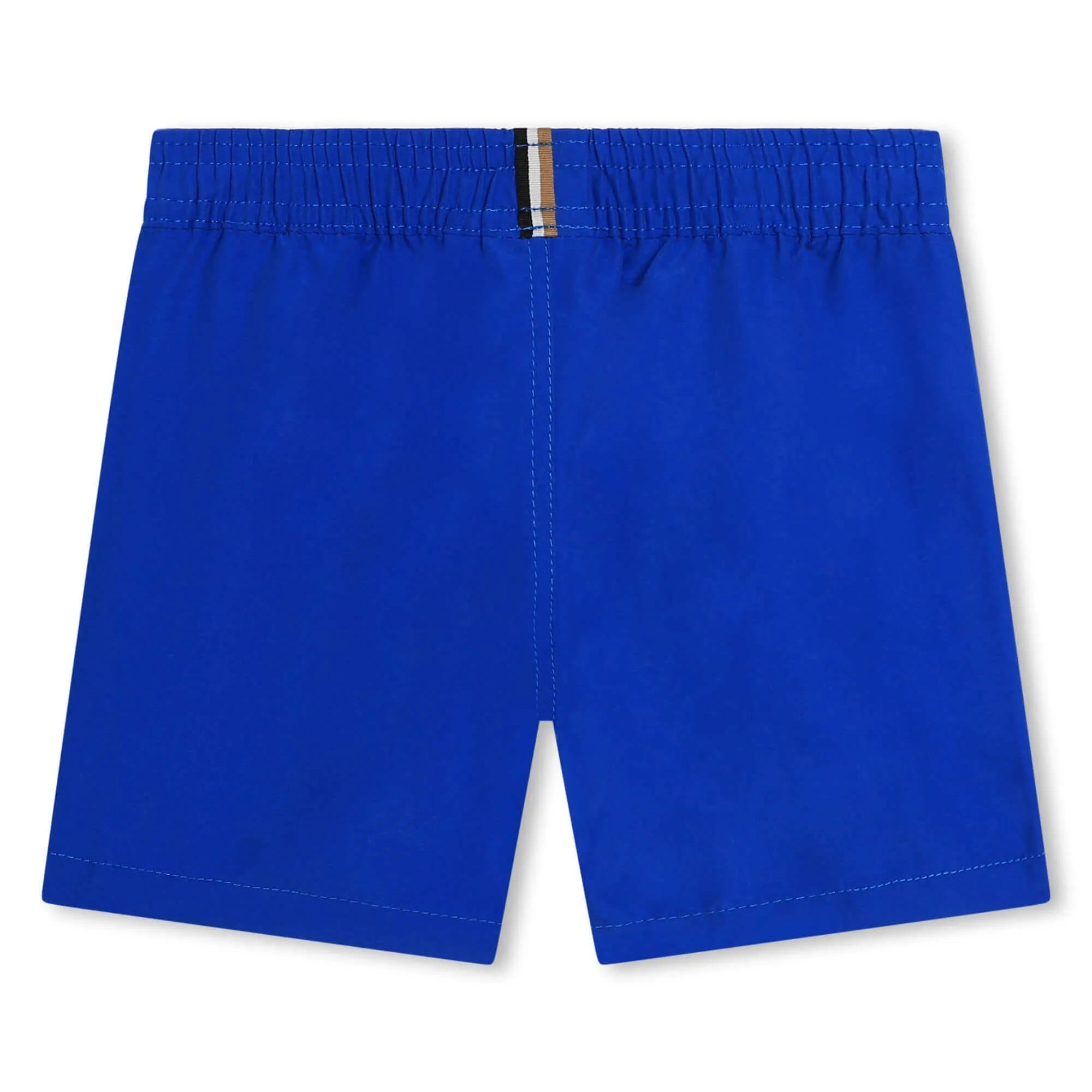 Short de bain pour garçon avec logo bleu