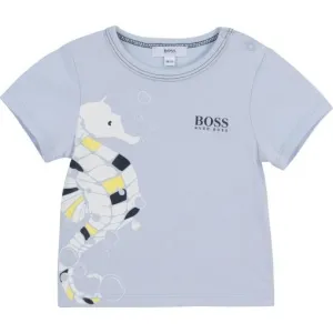 T-shirt bleu hippocampe pour bébé garçon