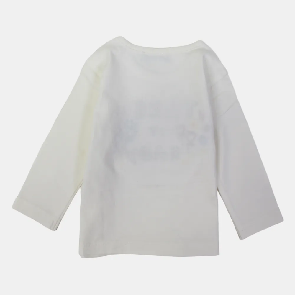 T-shirt en coton à manches longues pour bébé garçon