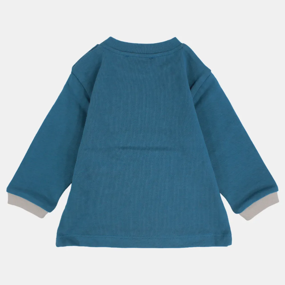T-shirt en coton à manches longues pour bébé garçon