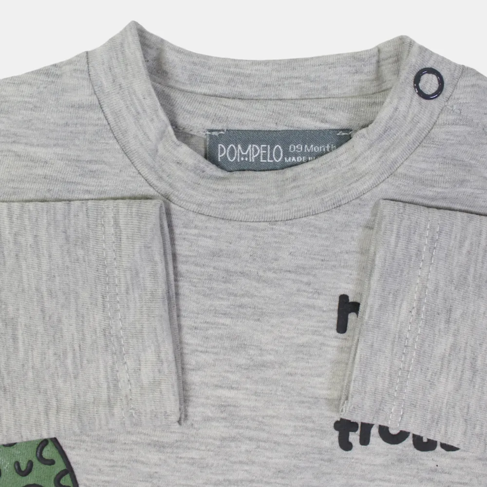 T-shirt en coton à manches longues pour bébé garçon