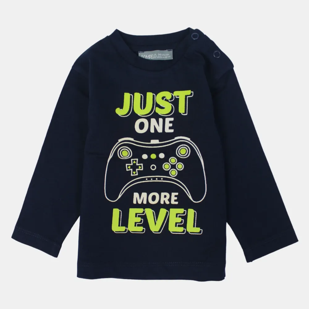 T-shirt en coton à manches longues pour bébé garçon