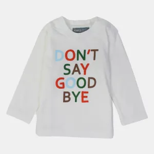 T-shirt en coton à manches longues pour bébé garçon