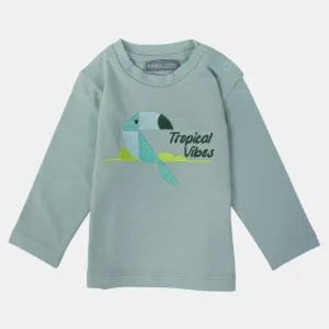 T-shirt en coton à manches longues pour bébé garçon