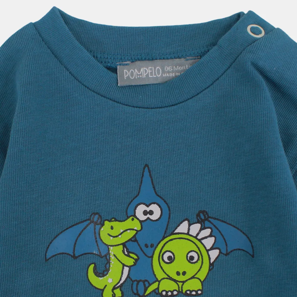 T-shirt en coton à manches longues pour bébé garçon