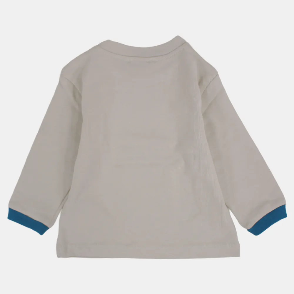 T-shirt en coton à manches longues pour bébé garçon