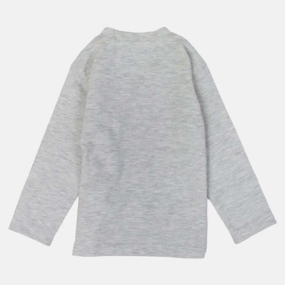 T-shirt en coton à manches longues pour bébé garçon