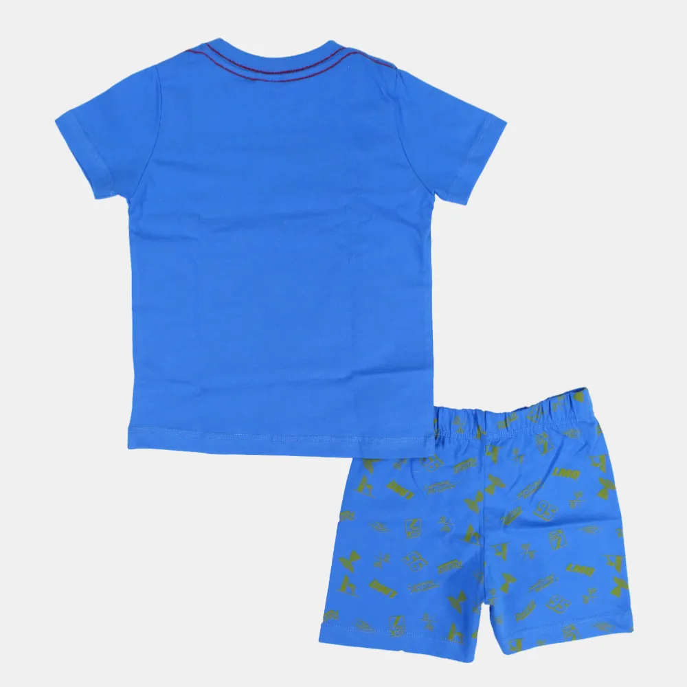 Pyjama en coton pour bébé garçon avec motif de voitures