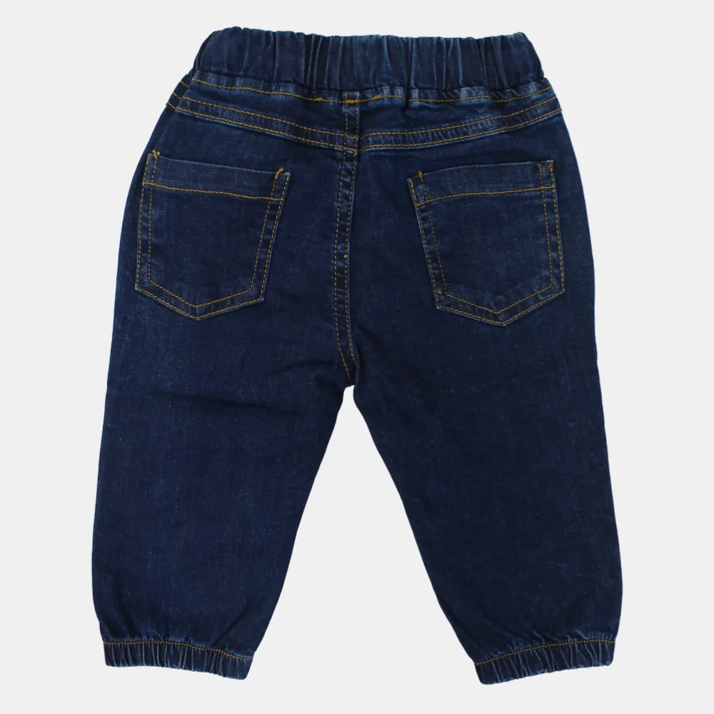 Pantalons en Jean pour Bébé Garçon – Bleu Marine Classique