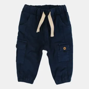 Pantalons cargo en gabardine pour bébés garçons