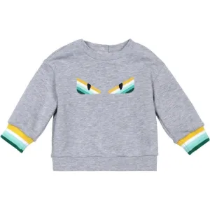 Sweat-shirt pour bébé garçon aux yeux gris