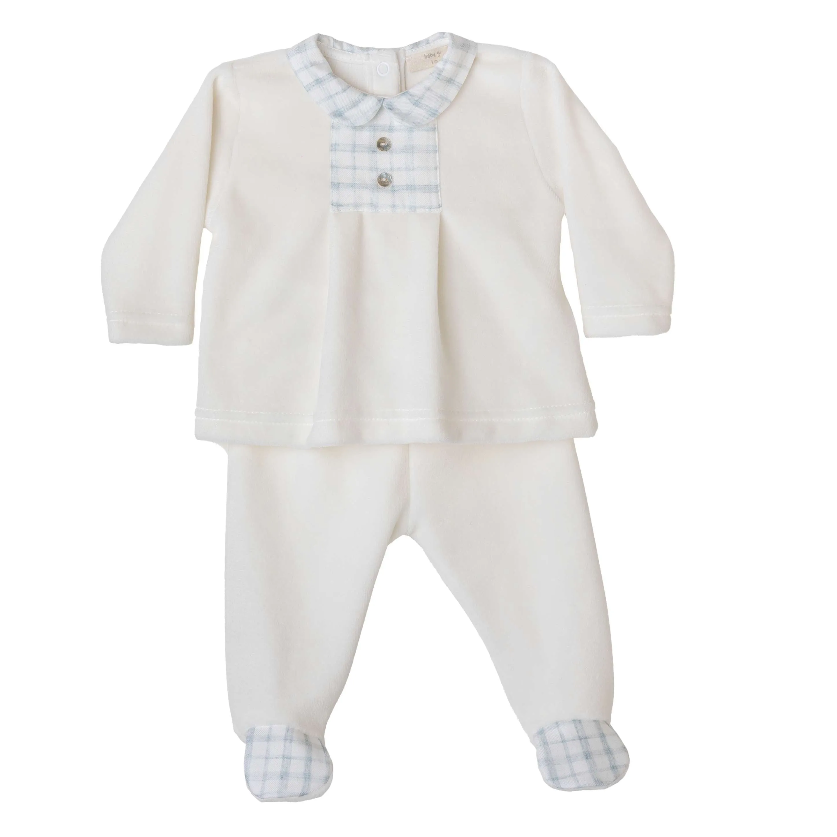 Ensemble Cadeau 4 Pièces Ivoire pour Bébé Garçon