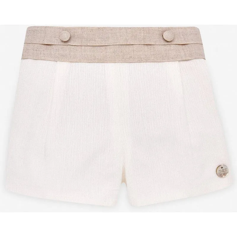 Shorts en ivoire pour bébé garçon